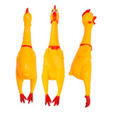 Frango Galinha 30cm Brinquedo Pet Borracha