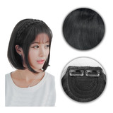 Franja Aplique Tic Tac Idêntico Cabelo Humano Fibra Premium
