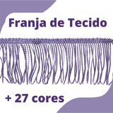 Franja De Tecido Lilás - 5cm