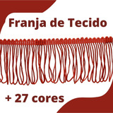 Franja De Tecido Vermelha - 5cm