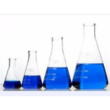 Frasco Erlenmeyer 250ml Vidro Graduado Boca Larga