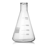 Frasco Erlenmeyer Boca Estreita 250ml Vidro Borossilicato