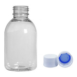 Frasco Pet Plástico De 100ml Com Tampa 50 Unid Lembrancinha