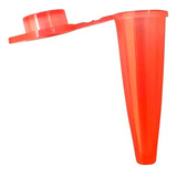 Frasco Tipo Flaconete Conico 0,78 Vermelho C/5.000 Pçs Frete