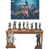 Free Fire Kit Display 8 De Mesa 2 Chão+ Painel 100 X 0,70 Cm