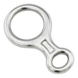 Freio 8 K2 Aço Inox 100kn Descensor Para Corda 9/10,5/11,5mm
