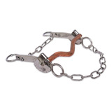 Freio Água Choca Leve Inox Bocal Baixo Bronze Para Cavalo.