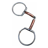 Freio Bridão Argola D Inox Bocal Inox Torcido Cavalo Sela