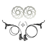 Freio Disco Hidráulico Bike Gts Bicicleta Mtb Discos Cl
