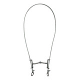 Freio Gag Bit Com Cabo Em Aço Inox Encapado Para Todas Raças