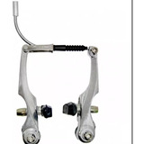 Freio V-brake Logan Orbital Alumínio Prata Bike Mtb Par