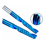 Fresa Topo 1 Corte 3.175mm X 22mm Naco Azul Cnc Router