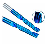 Fresa Topo 1 Corte 3.175mm X 22mm Naco Azul Cnc Router 