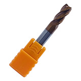 Fresa Topo Metal Duro 6mm 4 Cortes Com Cobertura Hrc55