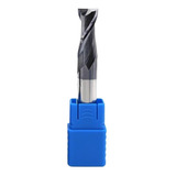 Fresa Topo Metal Duro 8mm 2 Cortes Com Cobertura Tialn Hrc50