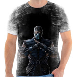 Frete Grátis Camisa Camiseta Mortal Kombat Sub Zero 9