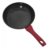 Frigideira Ceramica Antiaderente Fogão Coktop Indução 24cm Cor Rubi-vermelha