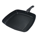 Frigideira Grill 24cm Frigideira Alumínio Fundido Cor Preto