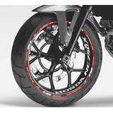 Friso + Adesivo Refletivo Roda M13 Moto Nc 750 X