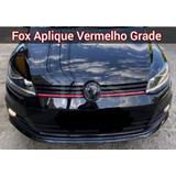 Friso Aplique Detalhe Vermelho Grade Fox Volkswagen 