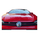 Friso Aplique Grade Vermelho Volkswagen Polo