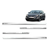 Friso Cromado Lateral Inferior Nome Elantra 2012 2013 2014