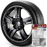 Friso De Roda Adesivo Premium Ford Fusion Refletivo Prata