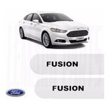 Friso Lateral Ford Fusion 2013 A 2016 Branco Pérola