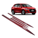 Friso Lateral Gm Novo Onix Vermelho Carmim Cor Original