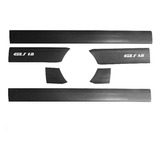 Friso Lateral Gol Gls 1.8 91/92 Largo C/6peças Preto #5006a