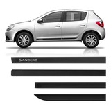 Friso Lateral Renault Sandero 1.0 12v Sce 2014/2020 Com Nome