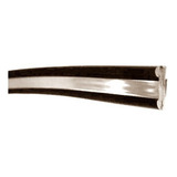 Friso Lateral Universal Preto Com Cromado 11mm 9 Metros 