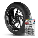 Friso Premium M2 + Adesivo Interno G Honda Nc 750x Roda