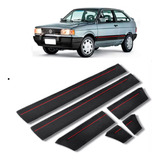 Frisos Laterais Gol Parati Gl 91 92 Cor Preto Larg. 12cm