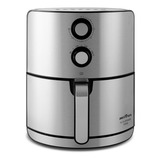 Fritadeira Air Fry Bfr46pi 4,6 Litros 1500w Britânia 220v Cor Preto Com Acabamento Inox