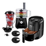 Fritadeira Air Fryer Philco 4,4l 1500w + Multiprocessador