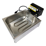 Fritadeira Elétrica Profissional Inox Cuba 5litros Econômica