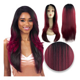 Front Lace Lisa Longa Fibra Orgânica Premium Aspecto Humano 