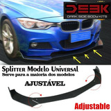 Front Lip Splitter Dianteiro Universal Ajustável Saia Jdm