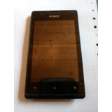 Frontal Tela Touch Aro Do Celular Sony C1604 Original