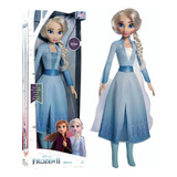 Frozen Elsa Boneca Grande 55cm Original Disney