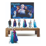 Frozen Md2 Kit 7 + Painel Bronze Decoração Festa Infantil 