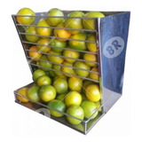 Fruteira De Parede Rustica Cozinha Suporte Laranja Aço Inox Cor Barbosa Refrigeração