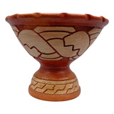 Fruteira Decorativa De Cerâmica Barro Envernizado Marajoara