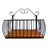 Fruteira Em Ferro De Parede Rústica Decorativa Multiuso 