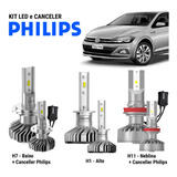 Full Led C/ Canceler Philips Farol