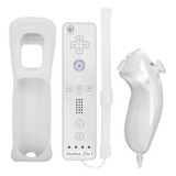 Função Motion Plus, Nunchuck Capa Silicone, Para Wii Remote