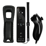 Função Motion Plus, Nunchuck Capa Silicone, Para Wii Remote