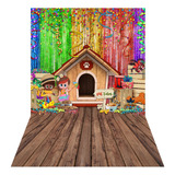 Fundo Fotográfico 3d Vertical Tecido Sublimado Pet 90x1,30