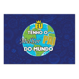 Fundo Fotográfico Dia Dos Pais Newborn Tecido 3,50x5,00 - H
